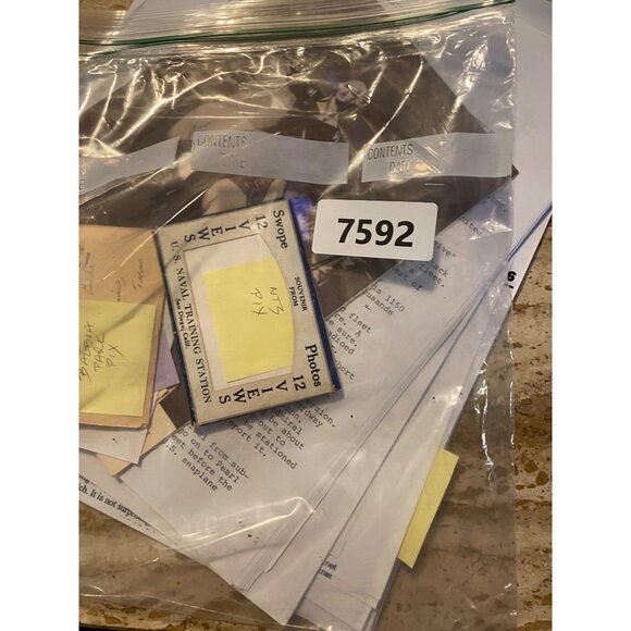 Vintage WWII Memorabilia Collection: Battle Of Midway & Pearl Harbor Documents P - Picture 7 of 7